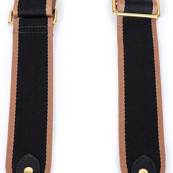 Purse Strap Replacement Crossbody Handbag Adjustable Wide Canvas Leather - Picture 1 of 7